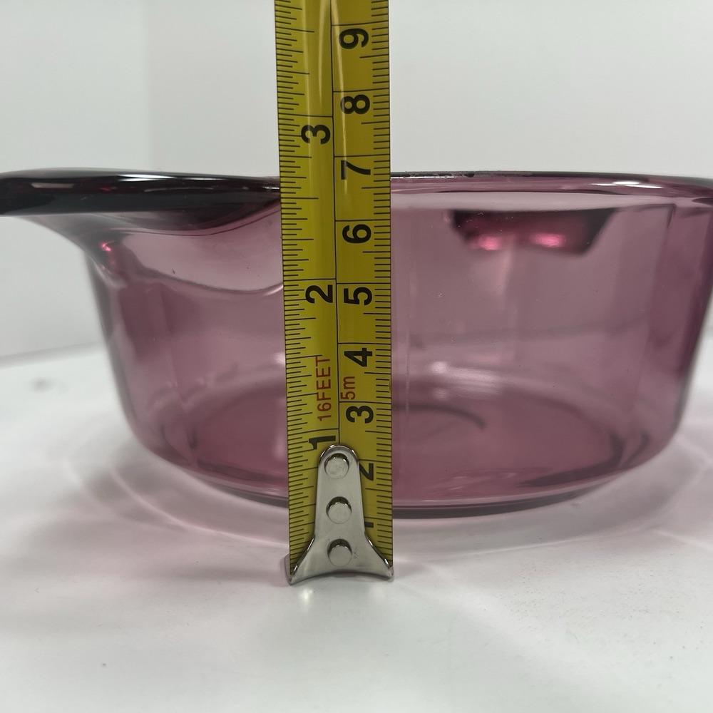 Corning Visions Casserole Dish Set Amethyst Purple Excellent Vintage 1174 1148 - Picture 8 of 11